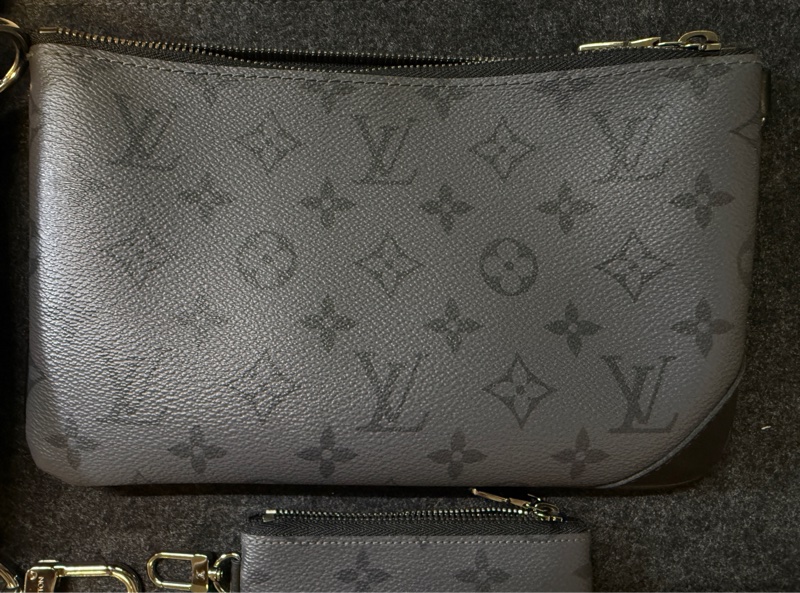 Louis Vuitton Trio 男用三合一 老花配色-2