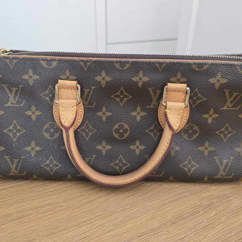 經典絕版LV老花手提包-1