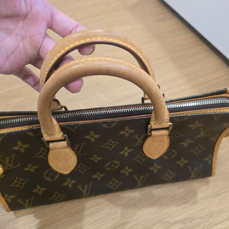 經典絕版LV老花手提包-6