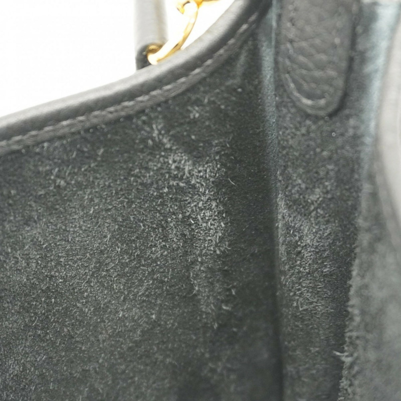Hermes Hermès Evelyn TPM Taurillon Clemence 單肩包,黑色,雙印,女款-6