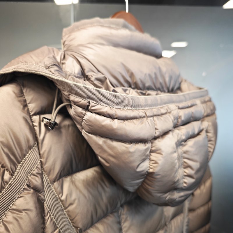 ❤️ MONCLER 香檳色 長款羽絨-4