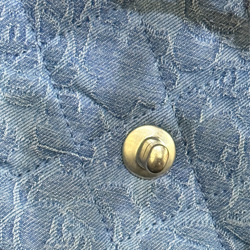 很新!三折割愛✨最棒尺寸☺️專櫃36萬!!CHANEL CF23香奈兒牛仔山茶花 愛心調節扣 經典口蓋包 斜背包 肩背包-53