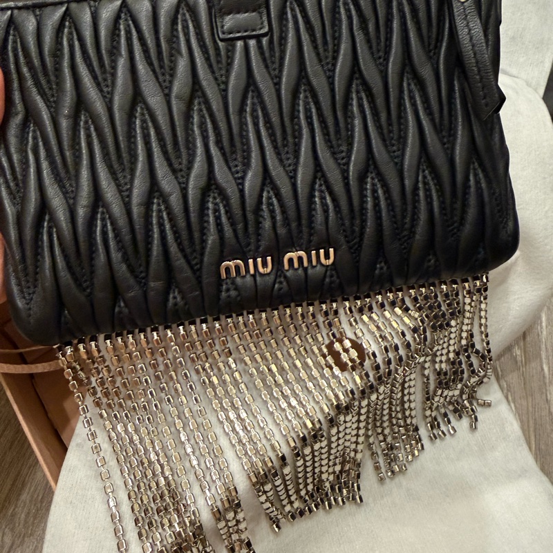 miu miu 全新 水鑽流蘇包-4