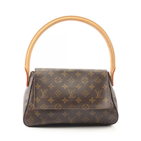 LOUIS VUITTON 迷你環扣單肩包 M51147 字母帆布 二手 女士 LV