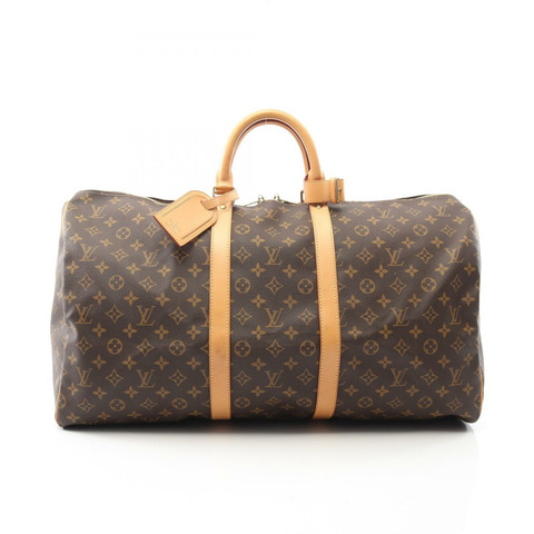 LOUIS VUITTON Keepall 55 旅行手提包 M41424 Monogram 帆布 二手中性 LV