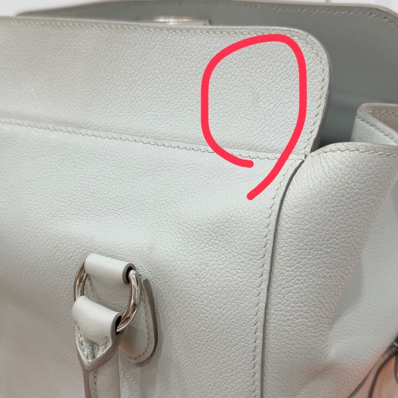 hermes 愛馬仕 tool box 26 灰白 手提包 側背包 斜背包 肩背包-44