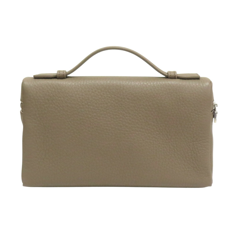 棕色 牛皮 Extra Pocket L19 肩背包 【Loro Piana 諾悠翩雅】-1