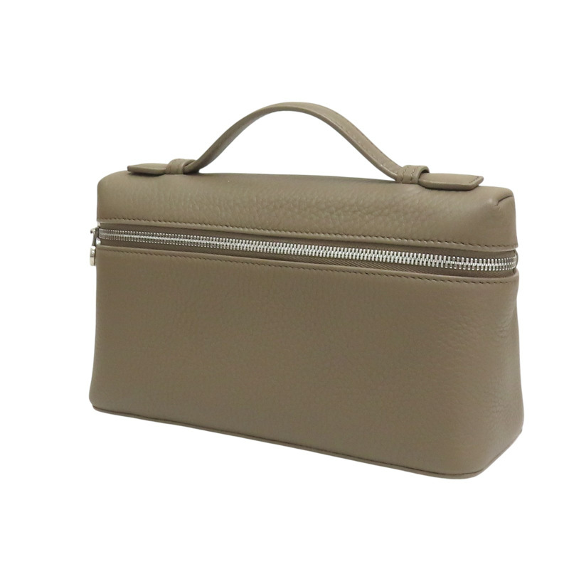 棕色 牛皮 Extra Pocket L19 肩背包 【Loro Piana 諾悠翩雅】-2