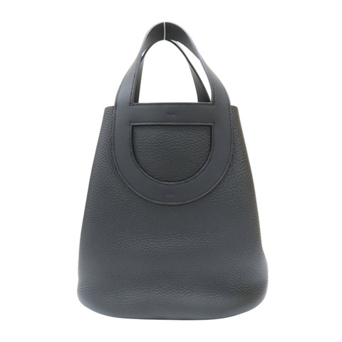黑色 TC牛皮 In The Loop 23 手提包 W刻 銀扣【HERMES 愛馬仕】 W刻