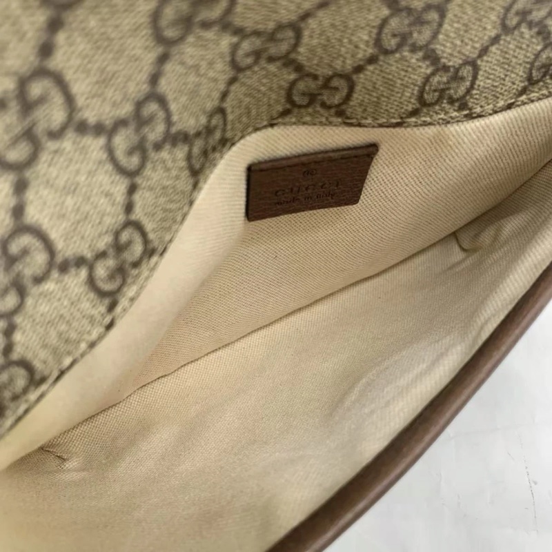 GUCCI GG Monogram 腰包 經典老虎標誌 單肩包 胸包-2
