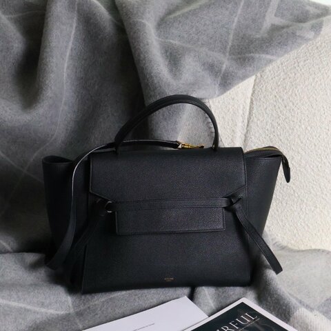 CELINE Belt鯰魚包 - 大號黑金
