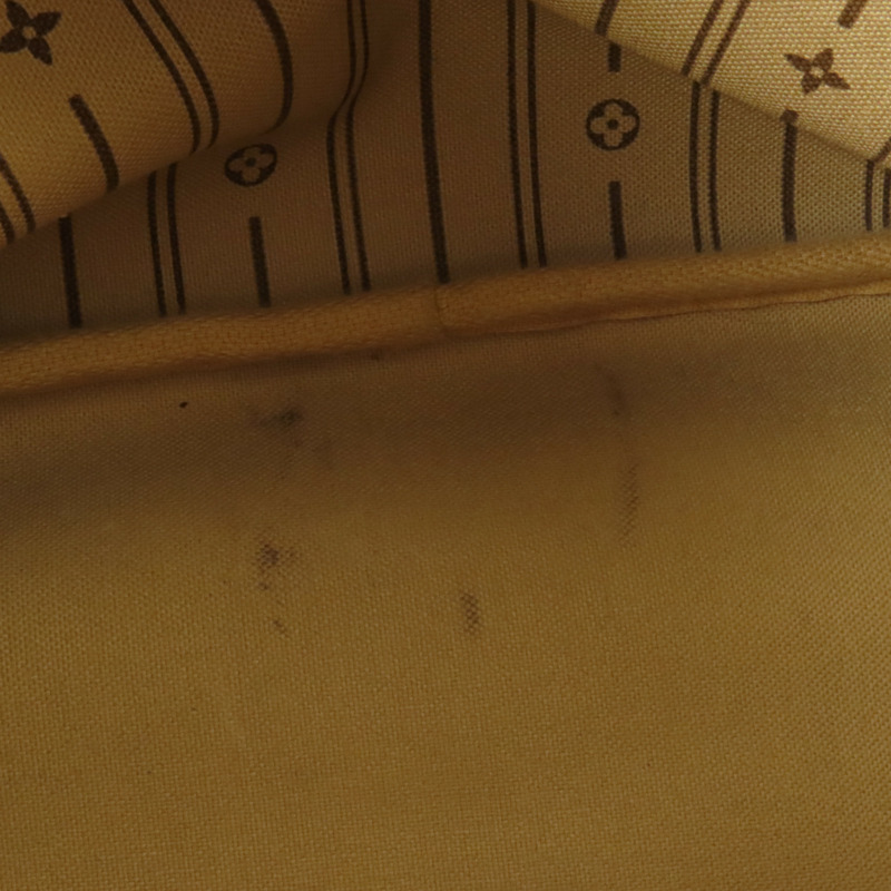 LOUIS VUITTON Monogram Neverfull MM金扣手挽袋-14