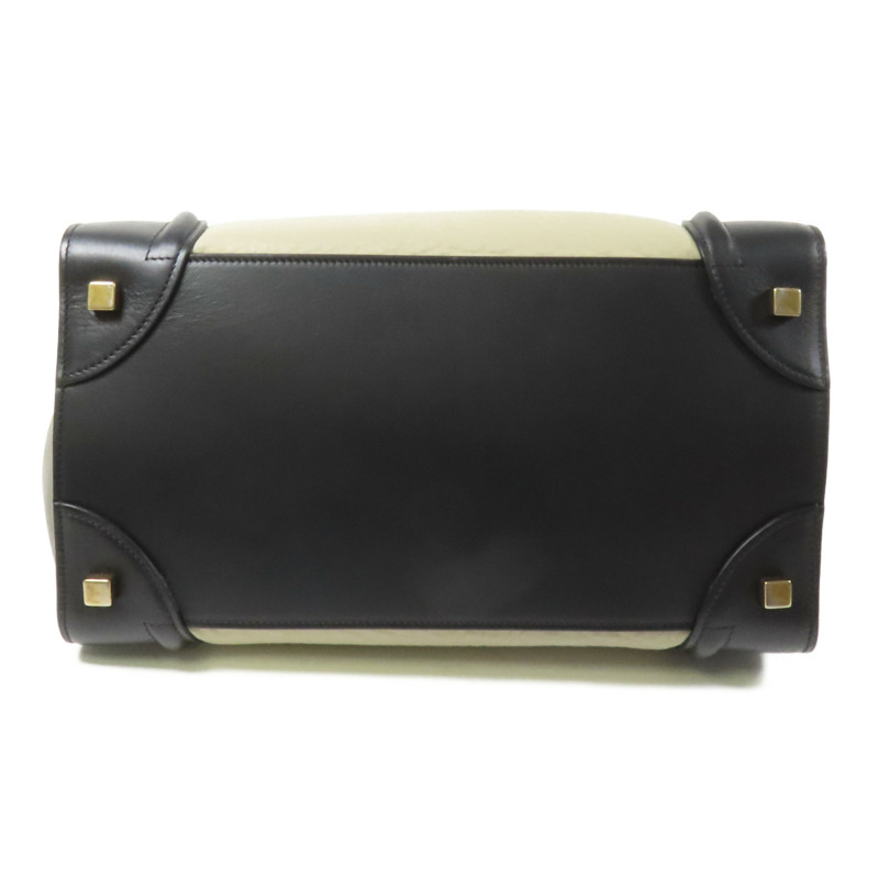 CELINE 牛皮皮革Mini Luggage金扣手挽袋-3
