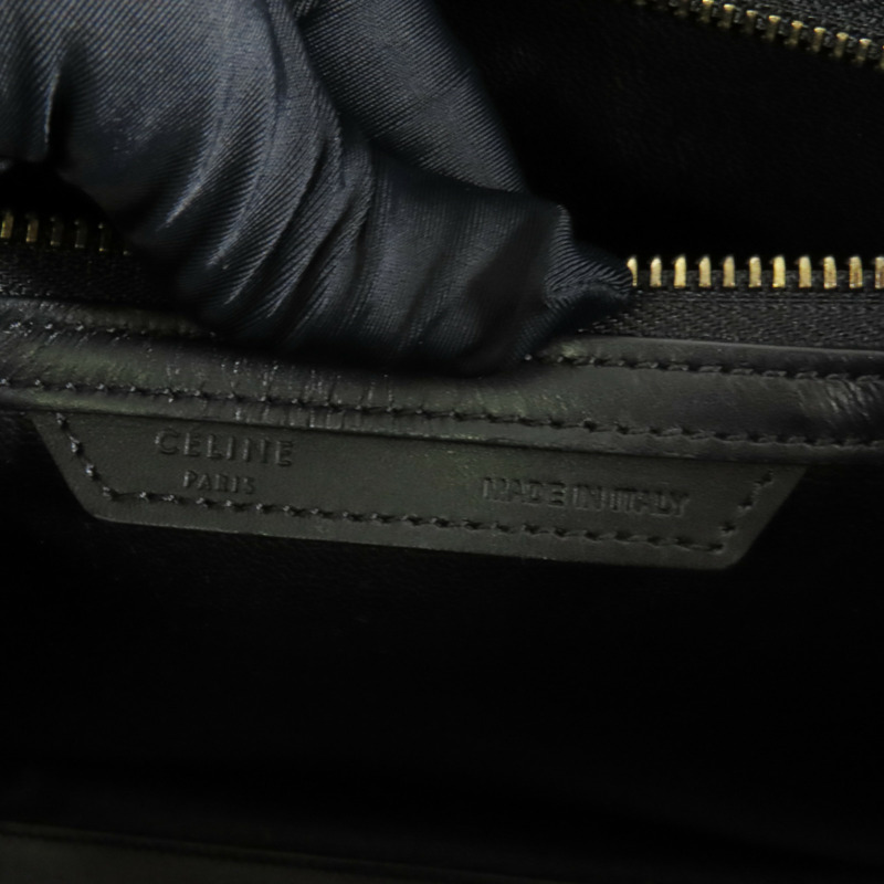 CELINE 牛皮皮革Mini Luggage金扣手挽袋-11