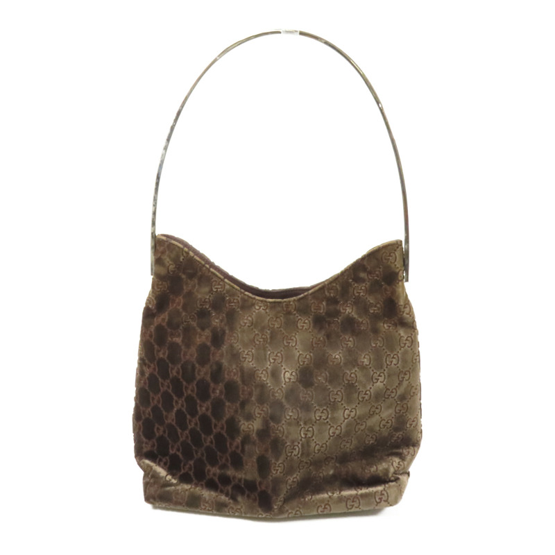 GUCCI 天鵝絨Shoulder Bag肩背袋-1