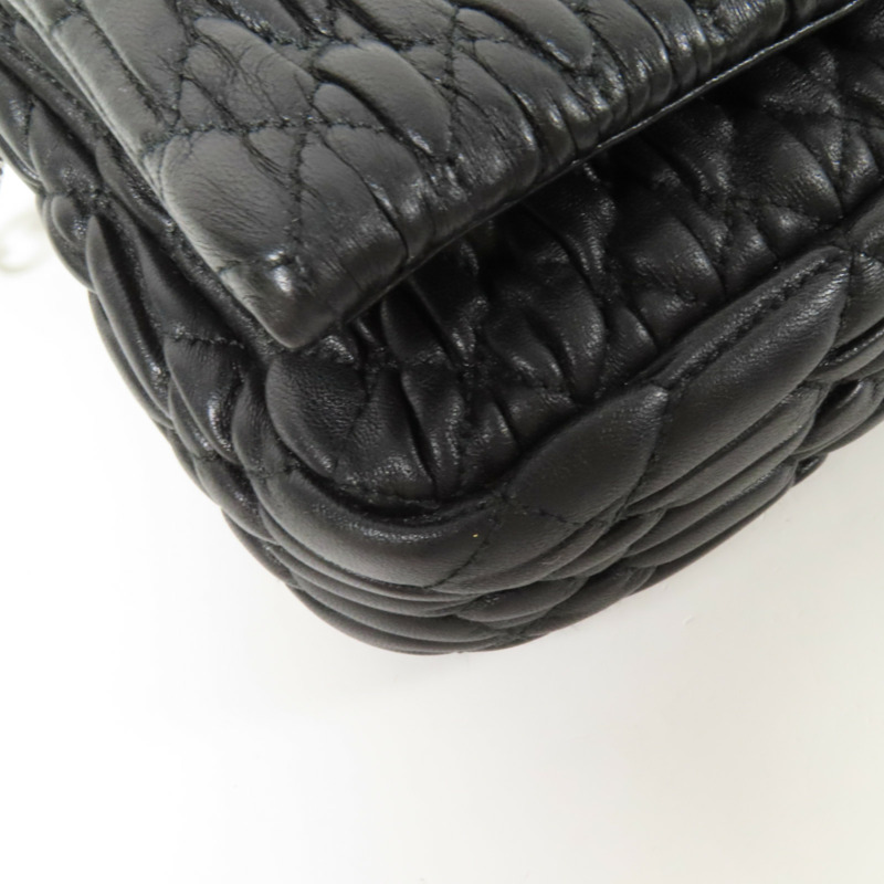 Miu Miu 皮革Shoulder Bag銀扣肩背袋-6