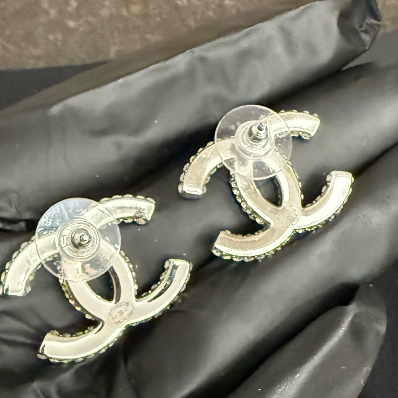 CHANEL水鑽耳環(耳釘)-2