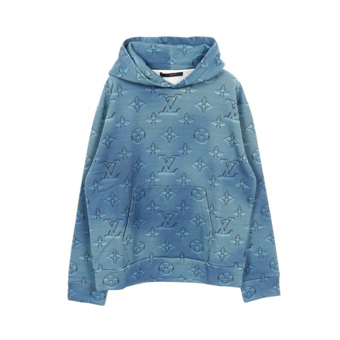 LOUIS VUITTON 3D Monogram 連帽衫套頭衫 M 碼 棉 綠色 男款