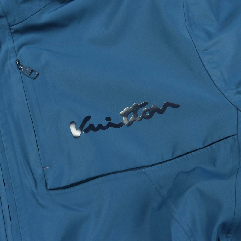 LOUIS VUITTON 簽名連帽外套 Mountain #50 1AF944 聚酯纖維 綠色 二手-11