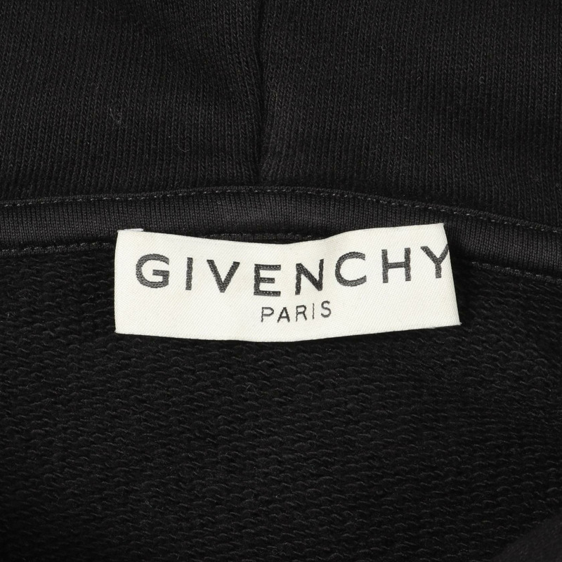 GIVENCHY 連帽衫 XL 號運動衫套頭衫棉質黑白二手男式-2