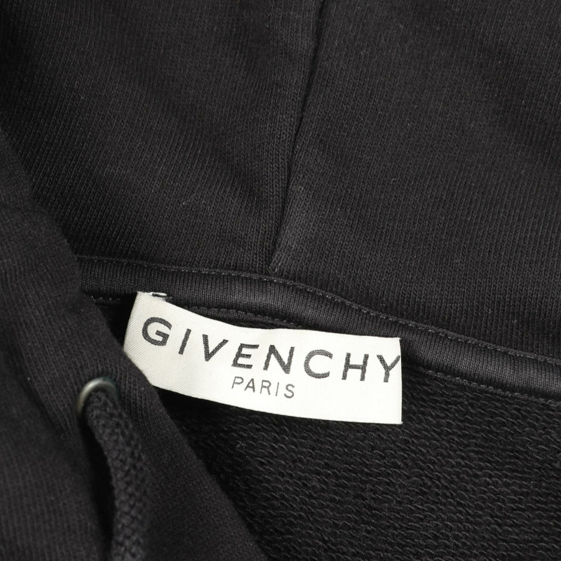 GIVENCHY 連帽衫 XL 號運動衫套頭衫棉質黑白二手男式-4