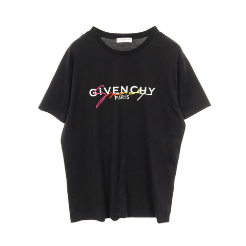GIVENCHY T卹 M碼短袖棉質黑色多色二手男式