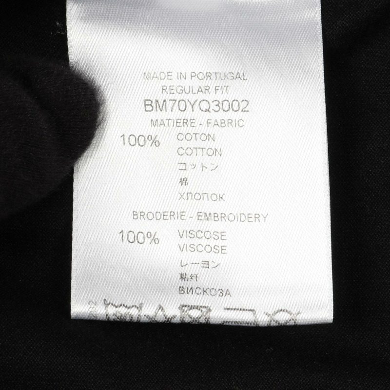 GIVENCHY T卹 M碼短袖棉質黑色多色二手男式-3