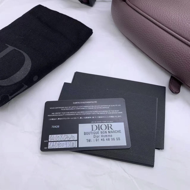 DIOR 迪奧 女士迷你馬鞍肩包 馬鞍紅;胸包-7