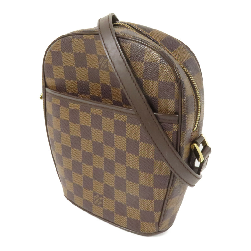 LOUIS VUITTON Damier Ipanema PM金扣肩背袋-2