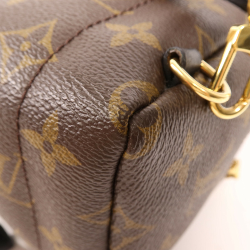 LOUIS VUITTON Monogram Palm Springs Mini金扣背包-10