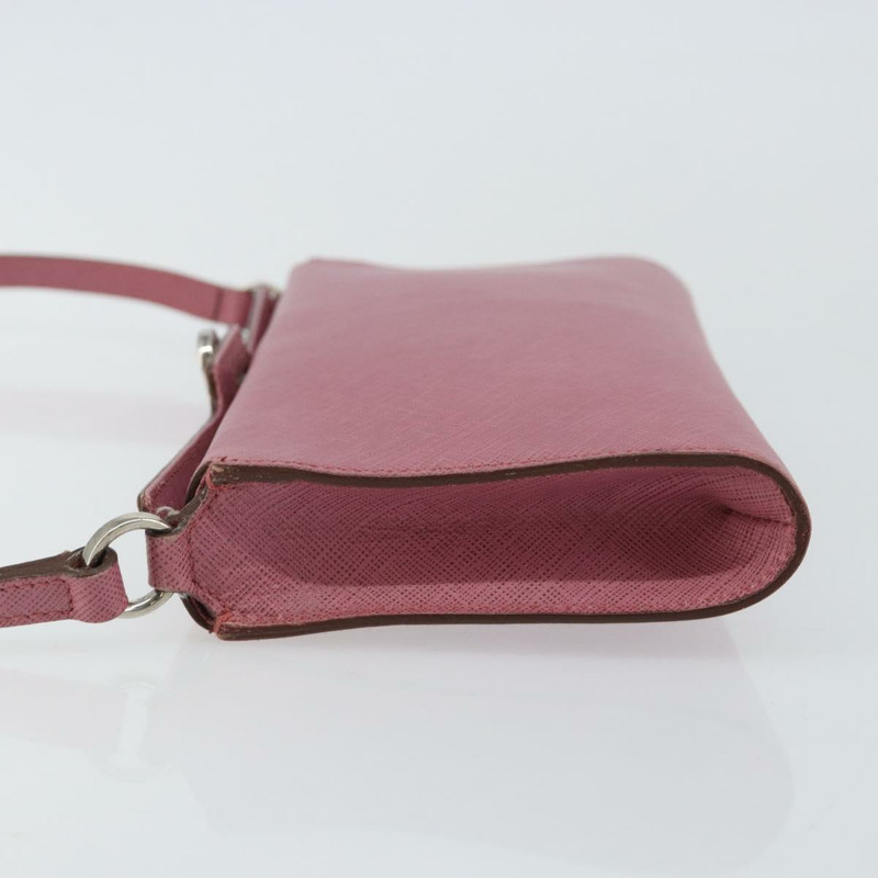【日本直送】Salvatore Ferragamo Gancini 單肩包 皮革 粉紅色 銀色 正品 bs29685-3