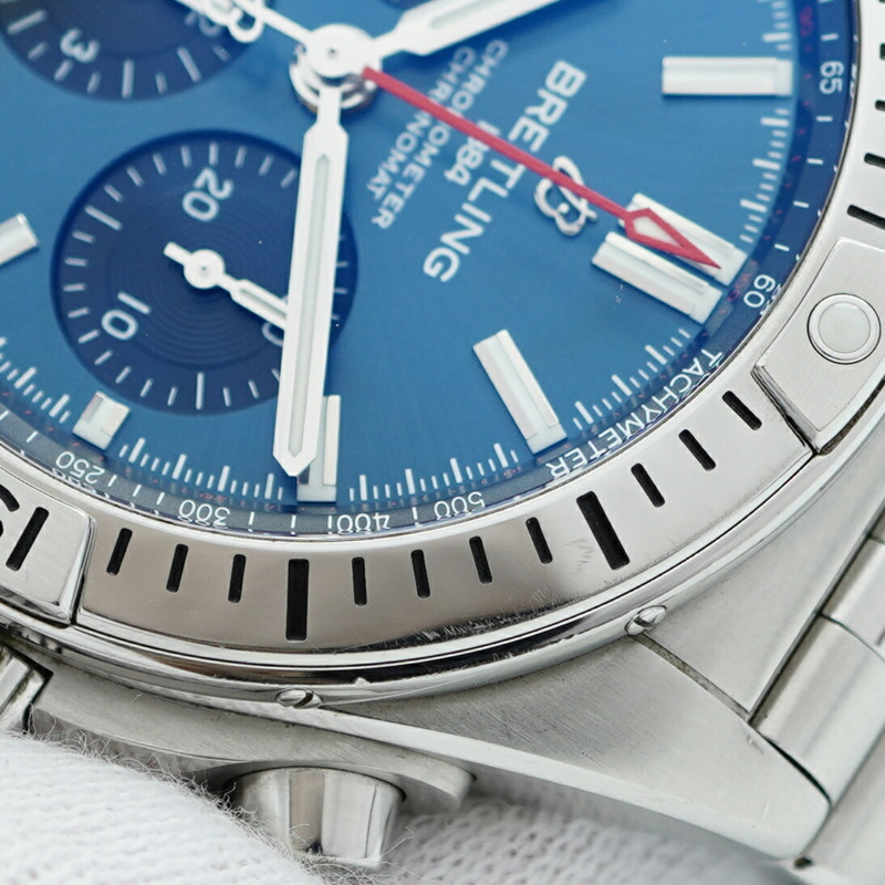 Breitling Chronomat AB0134 海軍藍錶盤男士手錶-7