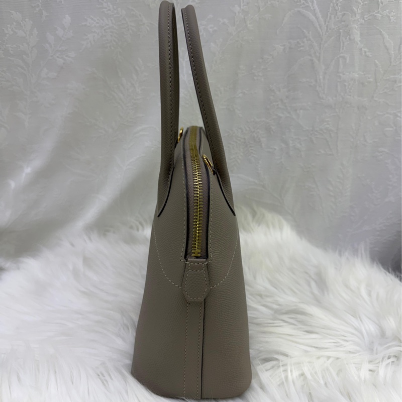 HERMES Bolide27 hand shoulder bag c stamp Epsom Gris tourterelle Used ghw-2