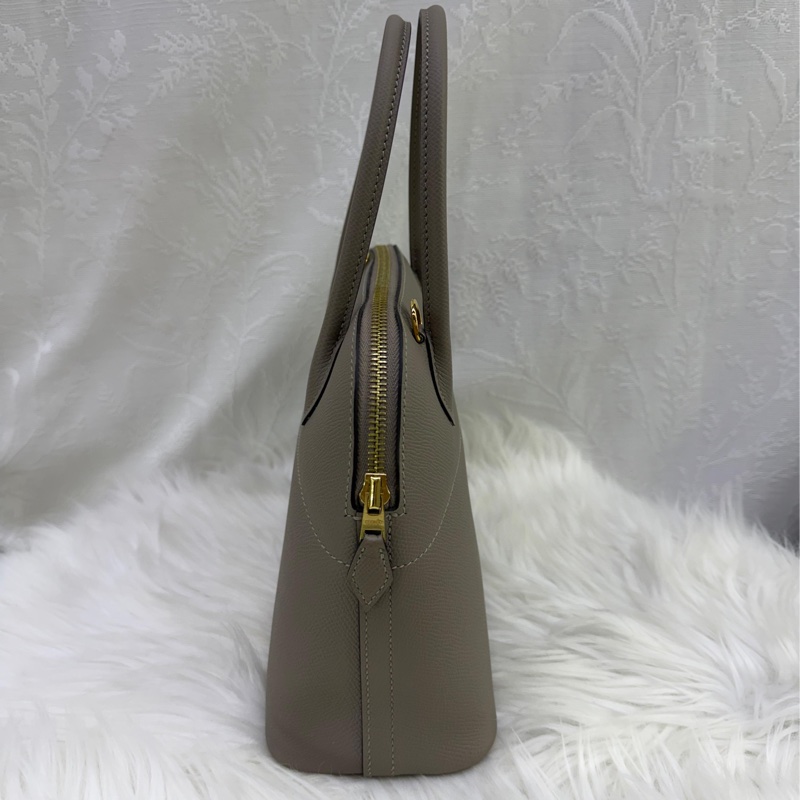 HERMES Bolide27 hand shoulder bag c stamp Epsom Gris tourterelle Used ghw-3