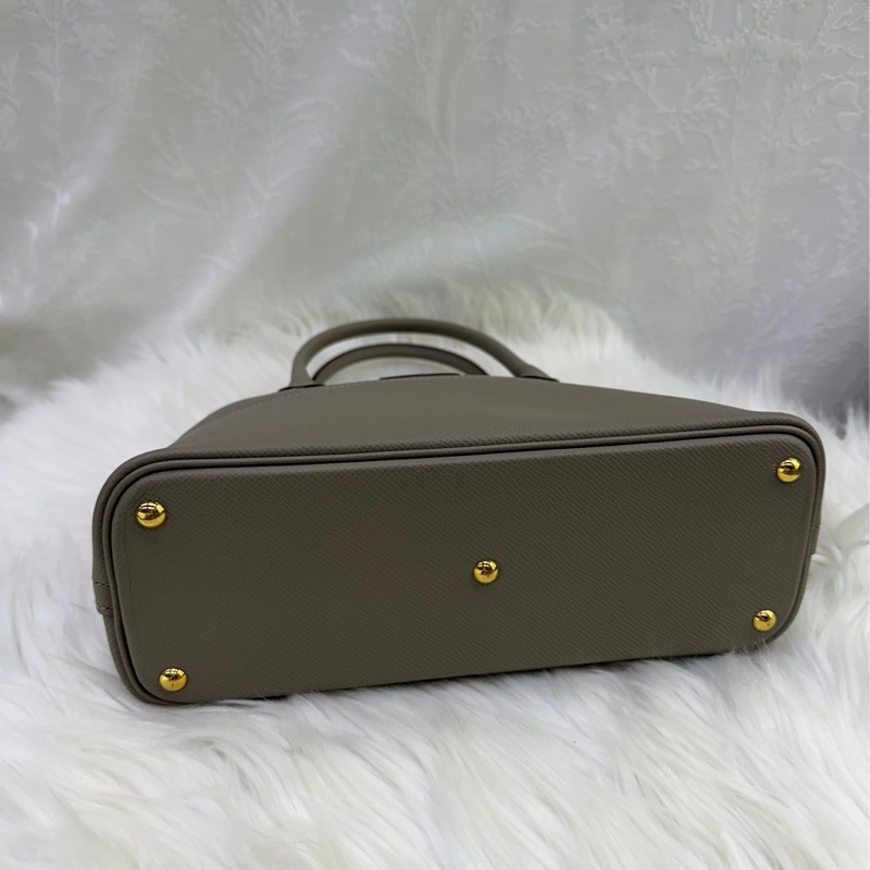 HERMES Bolide27 hand shoulder bag c stamp Epsom Gris tourterelle Used ghw-4