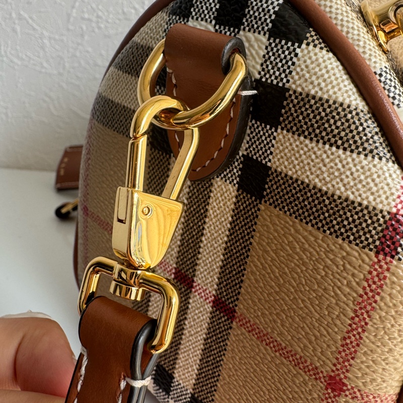 Burberry 格紋波士頓手提兩用包-28