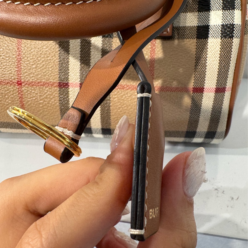 Burberry 格紋波士頓手提兩用包-41