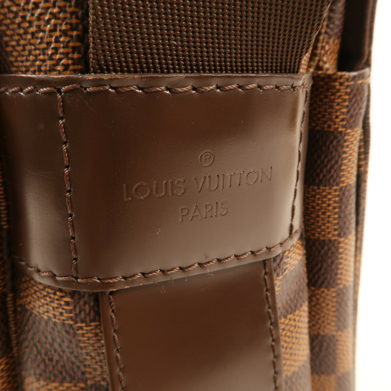 LOUIS VUITTON Damier Naviglio金扣肩背袋-13