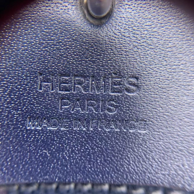HERMES Herbag Zip 39 MM 郵差單肩包 Hunter 藍色手提包-10