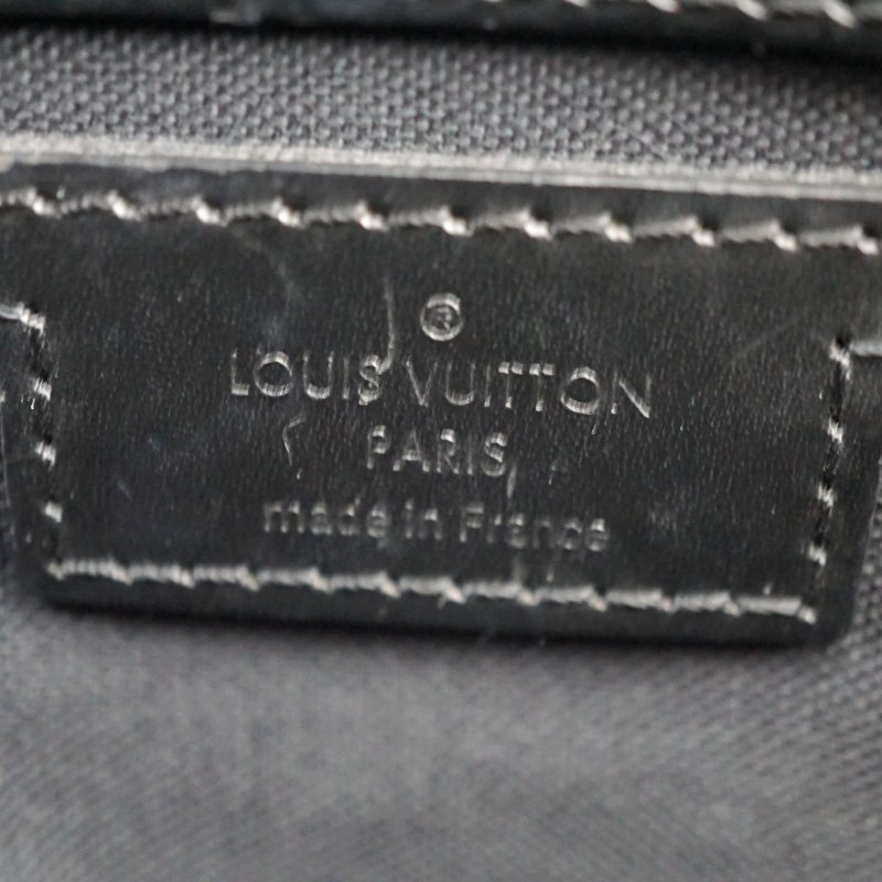 LV N51192 黑色棋盤格公事包 手提包-10