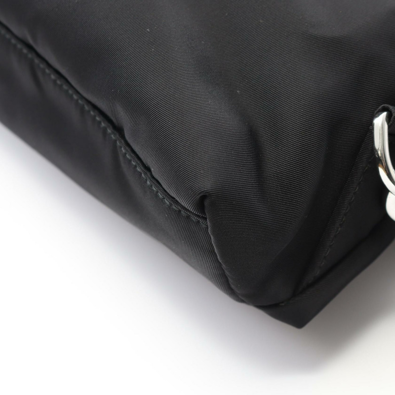 PRADA TESSUTO MONTAGN Rucksack 背包 2VG053 尼龍 Saffiano 皮革 黑色-5