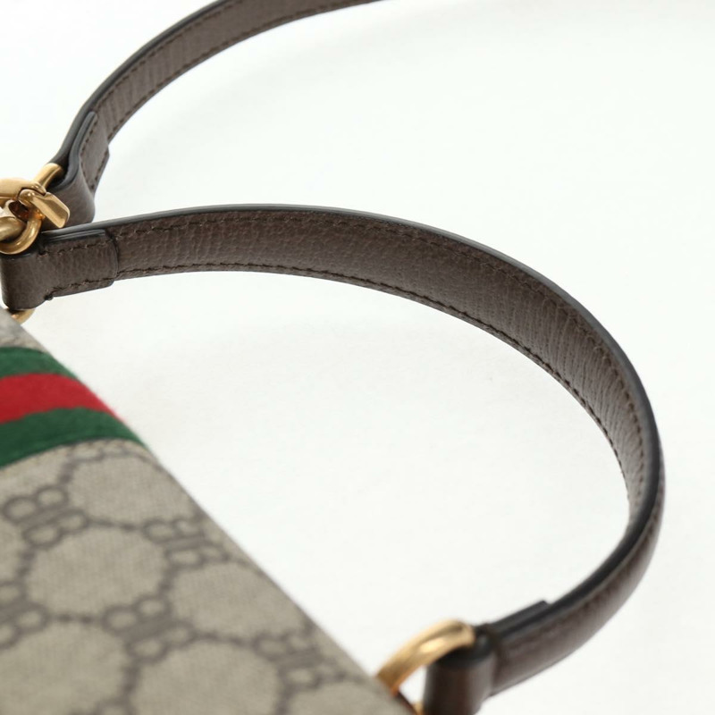 【日本直送】GUCCI Balenciaga 合作款 Web Sherry Line 包款 PVC 米色 680119 Auth135820SM-13
