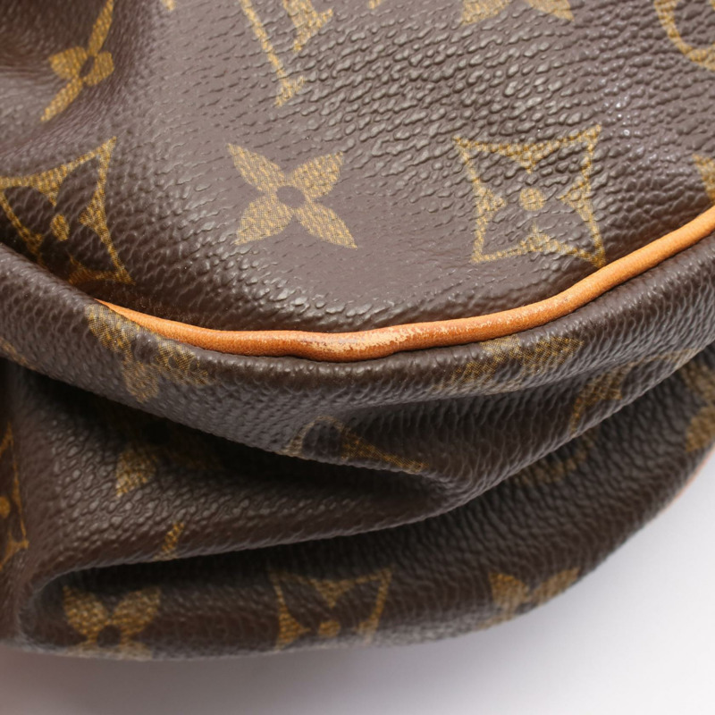 LOUIS VUITTON Saumur 35 單肩斜背包 M42254 Monogram 帆布 二手 女士-7