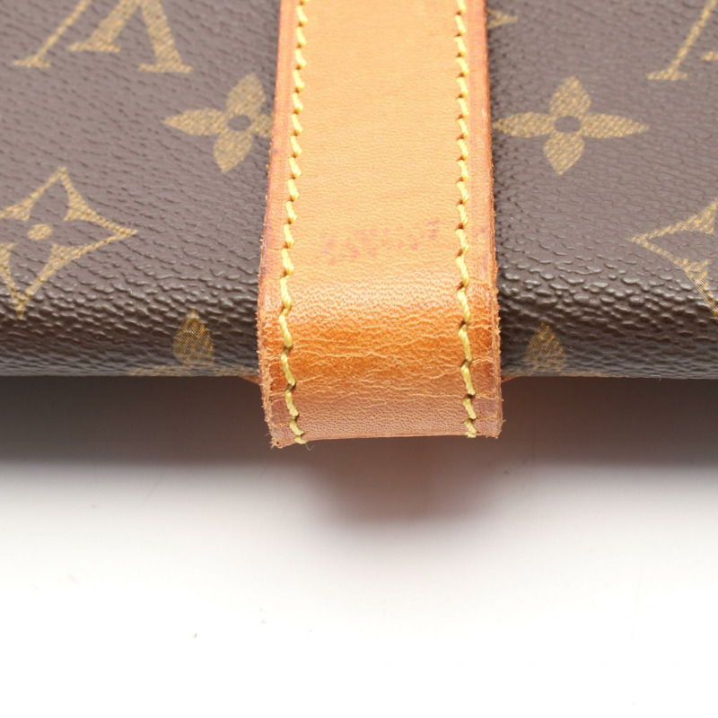 LOUIS VUITTON Saumur 35 單肩斜背包 M42254 Monogram 帆布 二手 女士-8