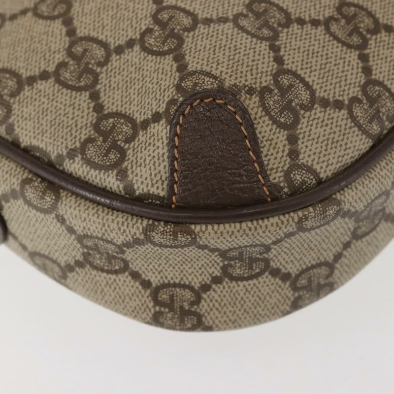 【日本直送】GUCCI GG Supreme Web Sherry Line 單肩包 PVC 米色金色紅色 正品 142847-14