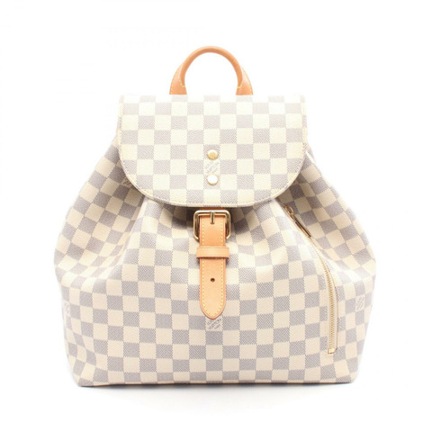 LOUIS VUITTON Sperone Rucksack 背包 N41578 Damier Azur 帆布 二手 女士 LV
