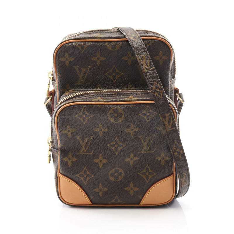 LOUIS VUITTON Amazon 單肩斜背包 M45236 Monogram 帆布 二手 女款-0