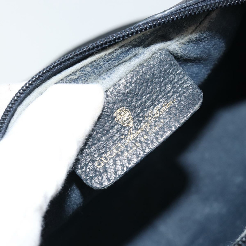 【日本直送】GUCCI GG Supreme Sherry Line 單肩包 PVC 海軍藍金色 68 02 004 正品 143204-17