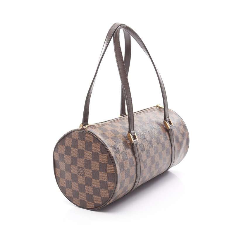 路易威登 Papillon 30 單肩手提包 N51303 Damier Ebene 帆布二手女式-1