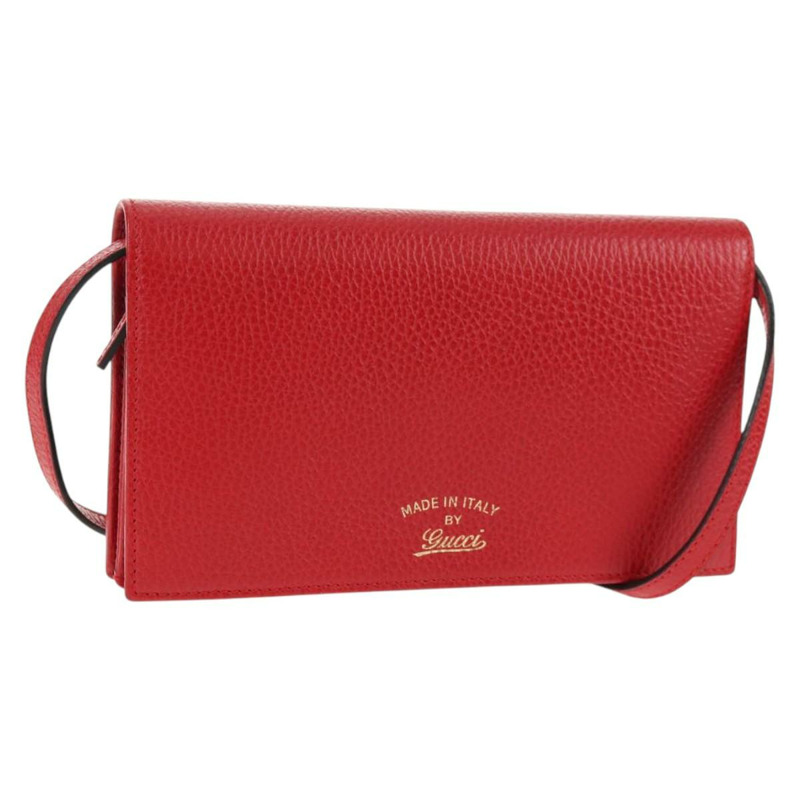 【日本直送】GUCCI 單肩皮夾 搖擺皮革 紅金色 368231 534563 正品 BA5829V-0